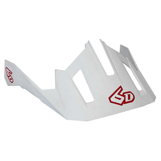 6D ATB-2T Ascent Helmet Peak - Matte White (M/L-XL/XXL)