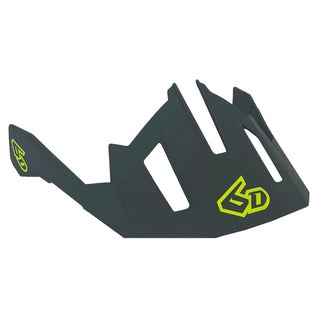 6D ATB-2T Ascent Helmet Peak - Matte Hi-Viz Yellow/Grey (M/L-XL/XXL)