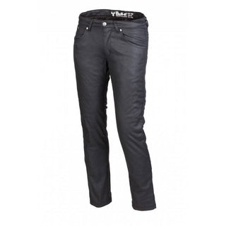 Bull-It Ladies Oil Skin Sr6 Long Jeans - Black