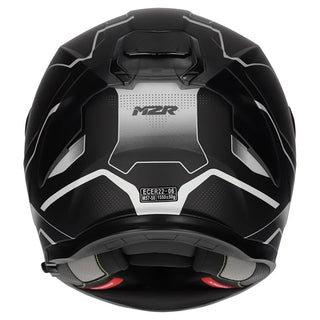 M2R Sabre Inception PC-5F Helmet - Silver Black