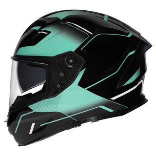 M2R Sabre Inception PC-9 Helmet - Black Teal