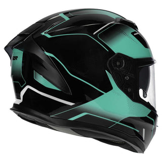 M2R Sabre Inception PC-9 Helmet - Black Teal