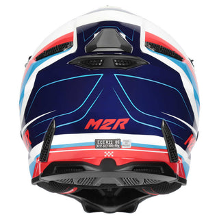 M2R X2.1 Pulse PC-2 Helmet - Blue/White/Red
