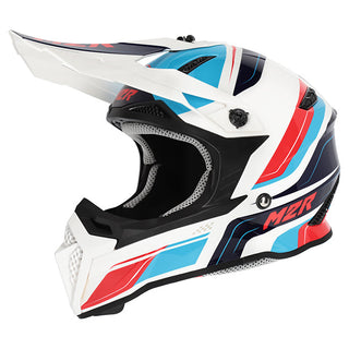 M2R X2.1 Youth Pilse PC-2 Helmet - Blue/White/Red