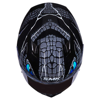 SMK Stellar Taotei (GL265) Full Face Helmet - Black/Grey/Blue