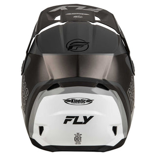 Fly Racing 2025 Kinetic Rally Helmet - Matte Grey/ Black/ White