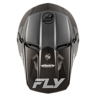 Fly Racing 2025 Kinetic Rally Helmet - Matte Grey/ Black/ White