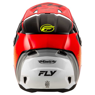 Fly Racing 2025 Kinetic Rally Helmet - Red/ Black/ White
