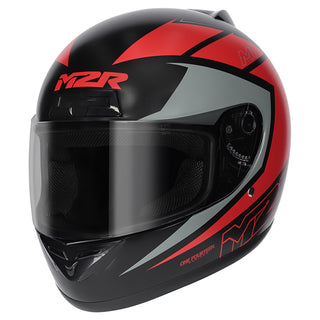 M2R M1 Carve PC-1F Helmet - Black / Red