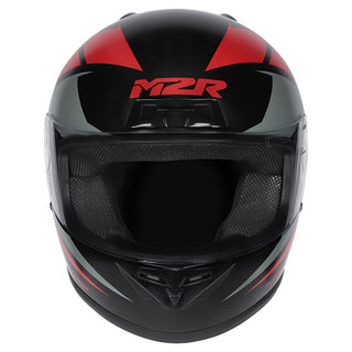 M2R M1 Carve PC-1F Helmet - Black / Red