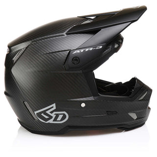 6D ATR-3 MX Full Face Helmet - Matte Black Carbon