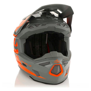 6D ATR-3 Hex MX Full Face Helmet - Gloss Neon Orange