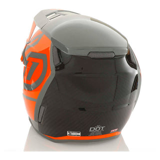 6D ATR-3 Hex MX Full Face Helmet - Gloss Neon Orange