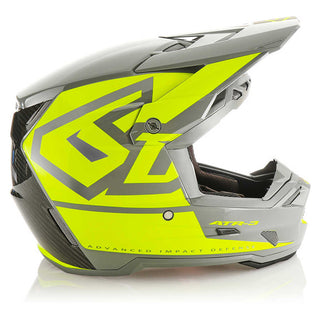 6D ATR-3 Hex MX Full Face Helmet - Gloss Neon Yellow