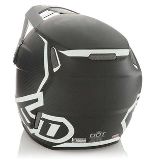 6D ATR-3 Nova MX Full Face Helmet - Matte White/Carbon