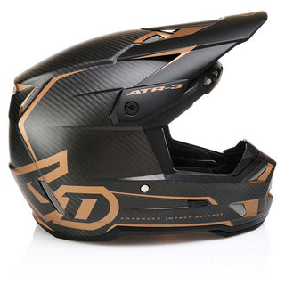 6D ATR-3 Nova MX Full Face Helmet - Matte Bronze/ Carbon