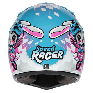 M2R Speed Racer Bunny PC-2 Youth Helmet