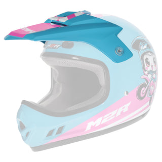M2R MX2 Junior Helmet Peak for Speed Racer Bunny PC-2