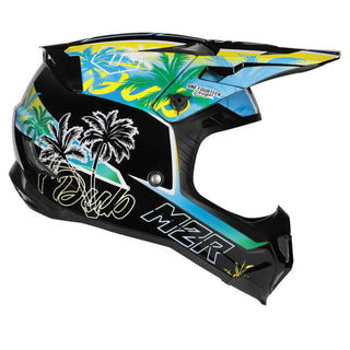 M2R X4 EVO TDUB Pacific PC-10 Helmet - Blue/Pink