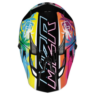 M2R X4 EVO TDUB Pacific PC-10 Helmet - Blue/Pink