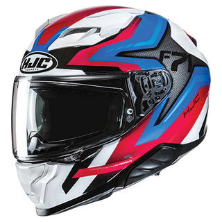 HJC F71 FES MC21 Helmet - White/Red/Blue