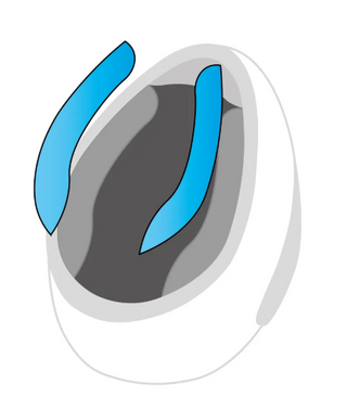 HJC RPHA 60 Helmet Cheek Pad Set - L-XL - 25MM