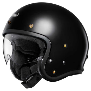 Shoei J.O2 Open Face Helmet - Black
