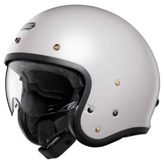 Shoei J.O2 Open Face Helmet - Off White