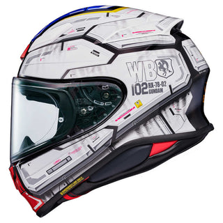 Shoei NXR2 RX-78-02 Gundam Full Face Helmet - White/Red/Blue