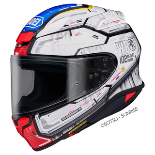 Shoei NXR2 RX-78-02 Gundam Full Face Helmet - White/Red/Blue