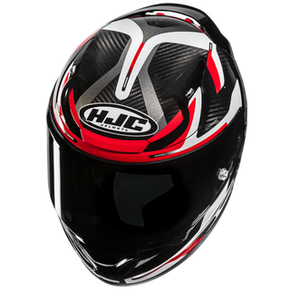 HJC RPHA 12 Carbon Xentra MC-1 Full Face Helmet - Black/White/Red