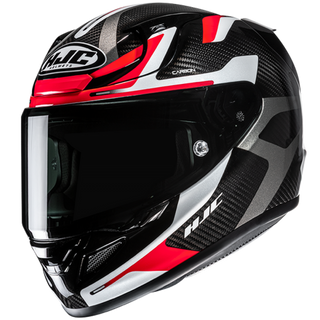 HJC RPHA 12 Carbon Xentra MC-1 Full Face Helmet - Black/White/Red