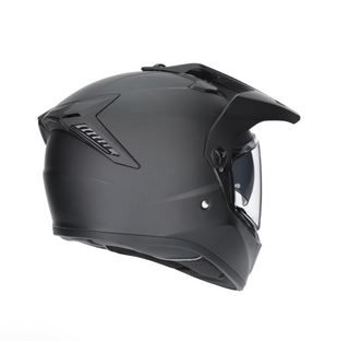 M2R Patrol Adventure Helmet - Matt Black - MotoHeaven