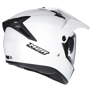 M2R Patrol Adventure Helmet - White - MotoHeaven