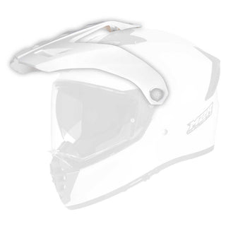 M2R Patrol Helmet Spare Peak - White - MotoHeaven