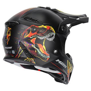 M2R X2.1 T-Rex PC-1F Youth Helmet - Red