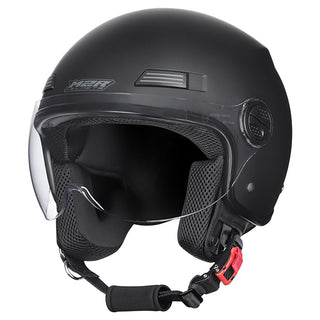 M2R Nimbus Lightweight ABS Helmet - Matt Black