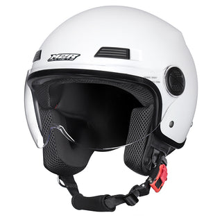 M2R Nimbus Lightweight ABS Helmet - White