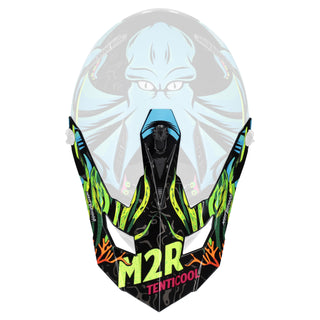 M2R X2.1 Youth Tentacool Helmet Peak - PC-2