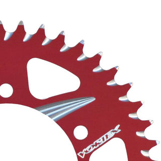 Vortex Alloy Rear Sprocket 520-43T Red