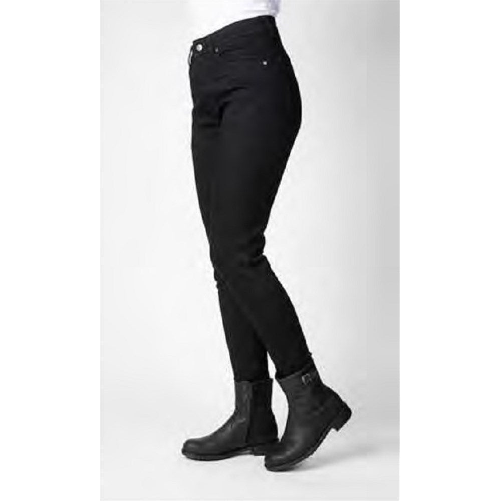 Bull-It 21 Tactical Eclipse Slim Fit Ladies Jeans (Short Leg) - Black