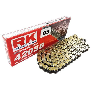 RK 420 SB 136L Standard Chain Gold