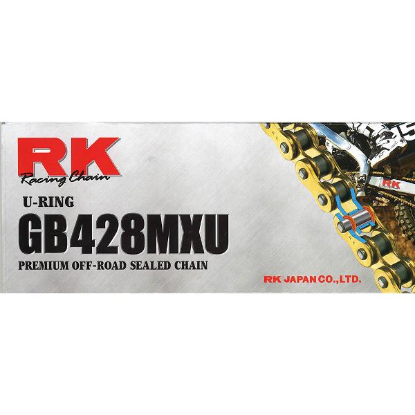 RK 428 MXU 136L MX U Ring Chain Gold