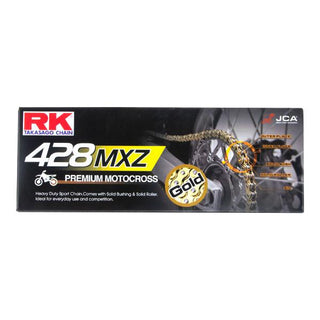RK 428 MXZ 126L MX Race Chain Gold
