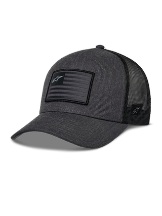 Alpinestars Flag Snapback Hat - Charcoal Heather/Black