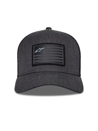 Alpinestars Flag Snapback Hat - Charcoal Heather/Black