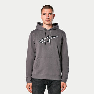 Alpinestars Ageless Shadow Hoodie - Charcoal Black White
