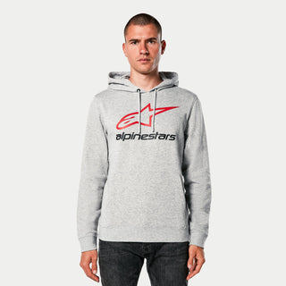 Alpinestars Always 2.0 Hoodie - Grey Heather-Red