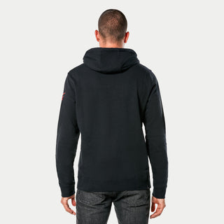 Alpinestars Linear Wordmark 2.0 Hoodie - Black White Red