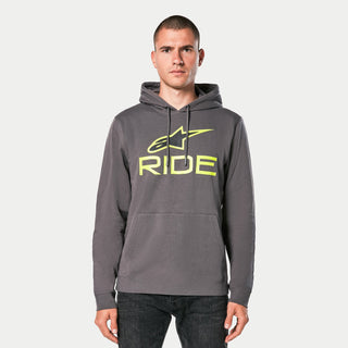 Alpinestars Ride 4.0 Hoodie - Charcoal Lime Black